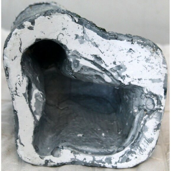 JSNY Resin Winter Gray Brick Cottage House Display Decor Christmas Flowers - Picture 6 of 7